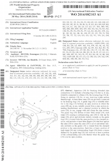 Drilling clamp patent
