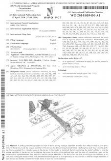 Parking system patent