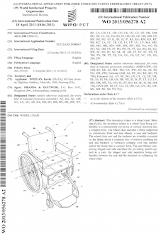 Wheelchair patent